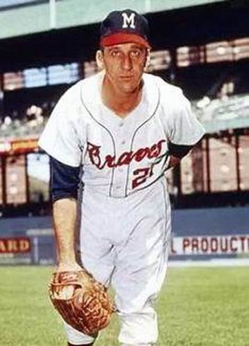 WARREN SPAHN Milwaukee Braves 1960's Majestic Cooperstown Baseball