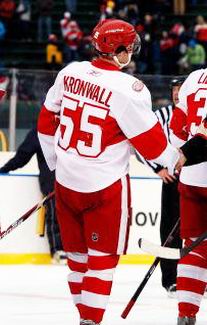 Mavin  Niklas Kronwall # 55 2014 Winter Classic NHL Detroit Red