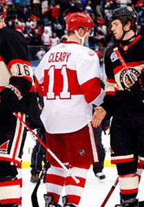 Daniel Cleary 1920's Detroit Red Wings Vintage Home Throwback NHL
