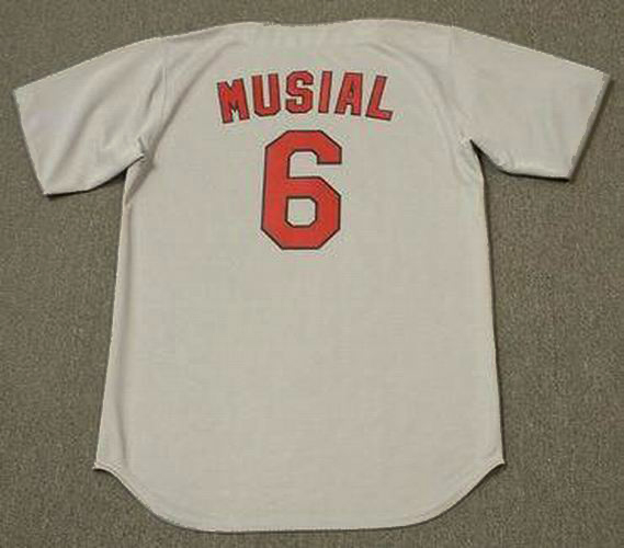 St. Louis Cardinals Stan Musial White Cooperstown Collection Home Jersey