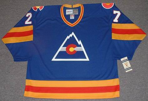 JOHN WENSINK Colorado Rockies 1981 CCM Vintage Throwback NHL