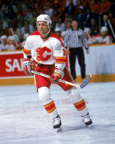 DOUG GILMOUR Calgary Flames 1980's CCM Vintage Throwback Home NHL