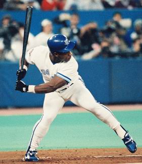 JOE CARTER  Toronto Blue Jays 1993 Home Majestic Throwback Baseball Jersey