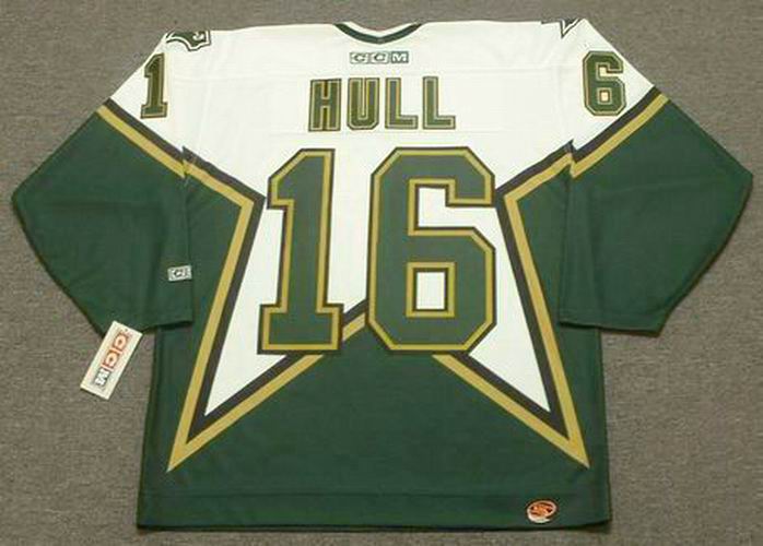 Dallas Stars No22 Brett Hull White CCM Throwback Stitched Jersey