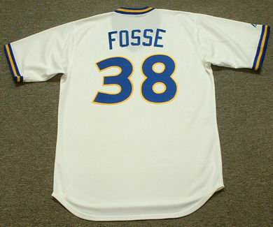 RAY FOSSE Seattle Mariners 1977 Majestic Cooperstown Throwback