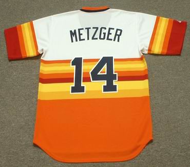 ROGER METZGER Houston Astros 1970's Majestic Throwback Baseball