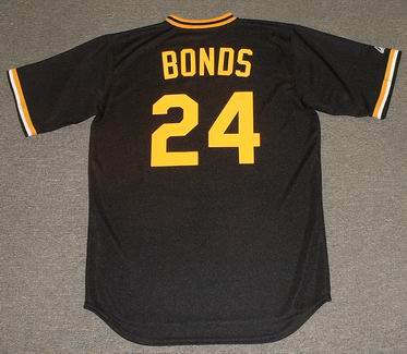 BARRY BONDS Pittsburgh Pirates Majestic Cooperstown Throwback Baseball  Jersey - Custom Throwback Jerseys