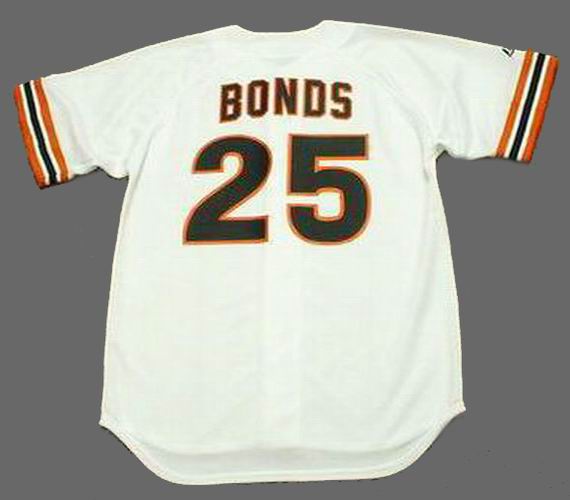 Barry Bonds in the Turn Forward the Clock Giants jersey