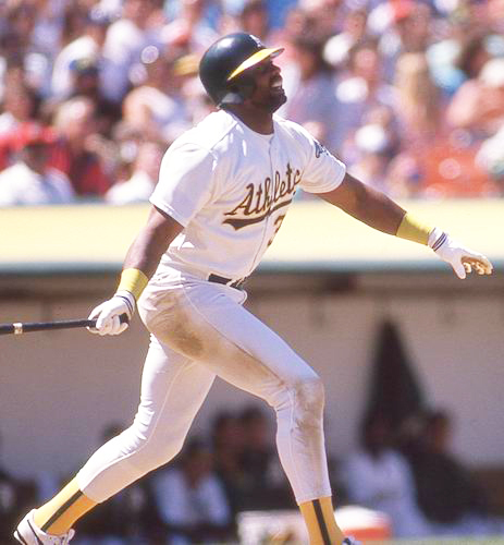 DAVE PARKER  Oakland Athletics 1989 Home Majestic Throwback Baseball Jersey