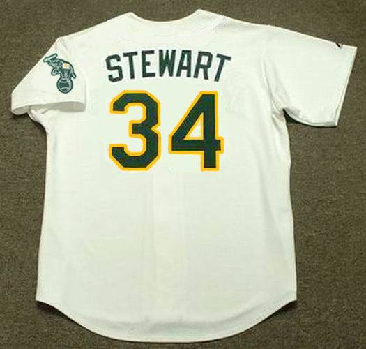 Dave Stewart Oakland Athletics Throwback Baseball Jersey – Best