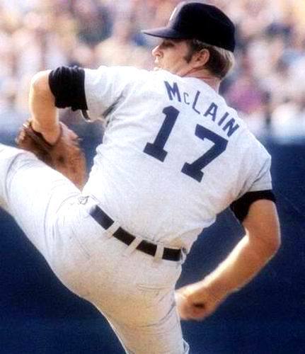 Denny Mclain Jersey - 1969 Detroit Tigers Cooperstown Away Baseball Jersey