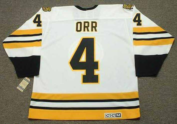 CCM Bobby Orr Boston Bruins Home Authentic Throwback with Stanley