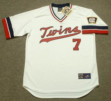 JOE MAUER Minnesota Twins Majestic Cooperstown Throwback Home