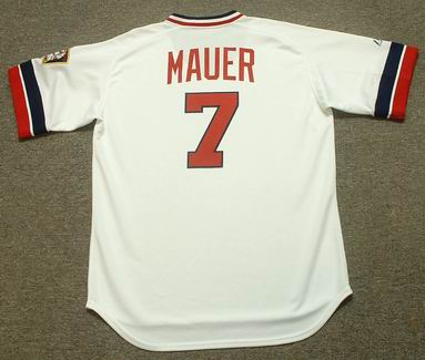 JOE MAUER Minnesota Twins Majestic Cooperstown Throwback Home