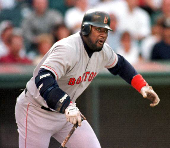 MO VAUGHN Boston Red Sox 1996 Majestic Throwback Away Baseball Jersey -  Custom Throwback Jerseys