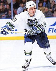 Brendan Shanahan 1995 Hartford Whalers Away Throwback NHL Hockey