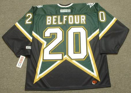 ED BELFOUR Dallas Stars 1999 CCM Throwback Home NHL Jersey - Custom Throwback  Jerseys