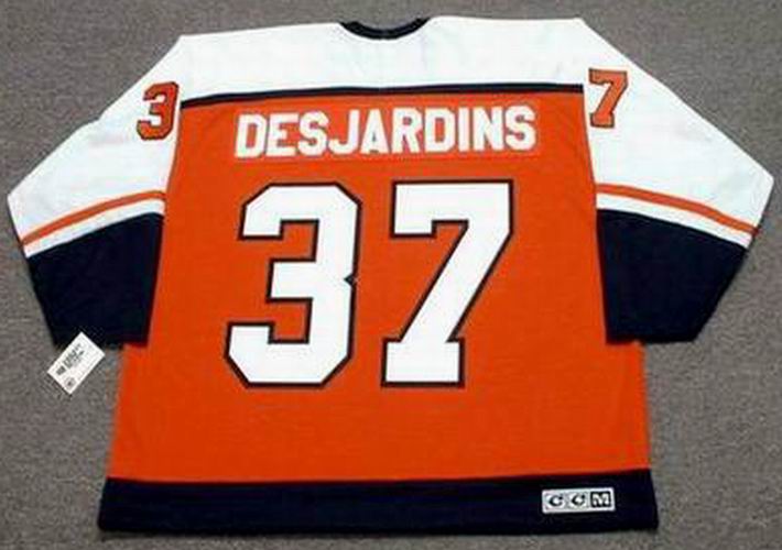 ERIC DESJARDINS Philadelphia Flyers 1997 CCM Throwback Away NHL