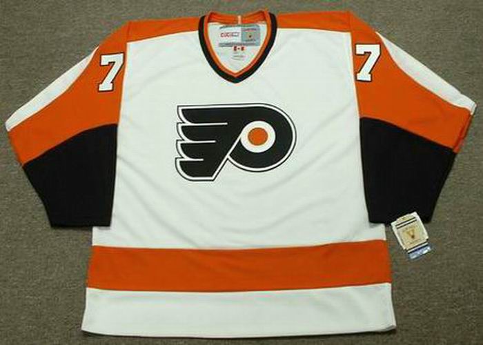 Andre Lacroix Jersey - Philadelphia Flyers 1971 Home Vintage Throwback NHL  Jersey