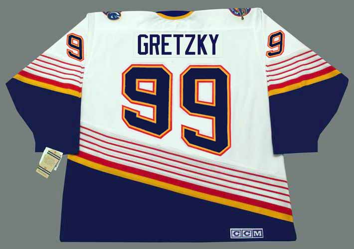 Vintage Rare Wayne Gretzky St Louis Blues CCM Maska Jersey Size 52
