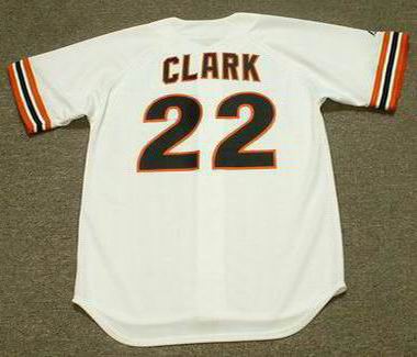 WILL CLARK San Francisco Giants 1989 Home Majestic Baseball