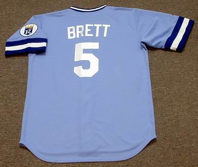 Authentic Mitchell & Ness MLB Kansas City Royals George Brett Baseball  Jersey