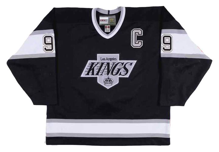 WAYNE GRETZKY  Los Angeles Kings 1993 Away CCM Throwback Hockey