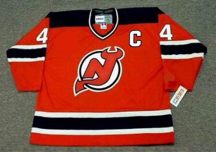 KEN DANEYKO  New Jersey Devils 1988 Home CCM Vintage Throwback NHL Hockey  Jersey