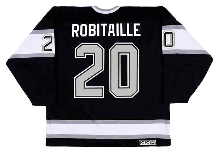 1988-89 Luc Robitaille Game Worn, Signed Los Angeles Kings Jersey., Lot  #82441