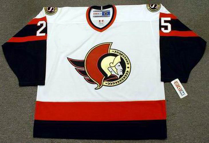 Chris Neil 2007 Ottawa Senators Throwback NHL Hockey Jersey