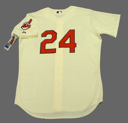 Women's Majestic Cleveland Indians #24 Andrew Miller Replica White