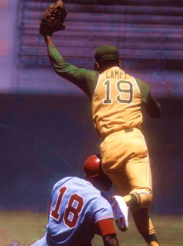 MAJESTIC  VIDA BLUE Oakland Athletics 1969 Cooperstown Baseball