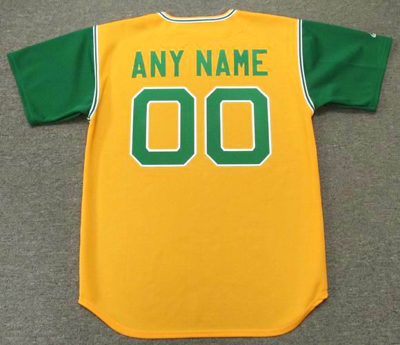 OAKLAND ATHLETICS 1968 Majestic Throwback Jersey Customized Any