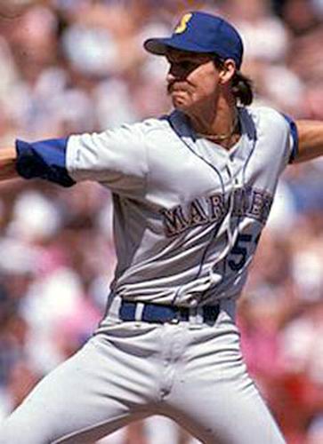 MAJESTIC  RANDY JOHNSON Seattle Mariners 1990 Cooperstown Baseball Jersey