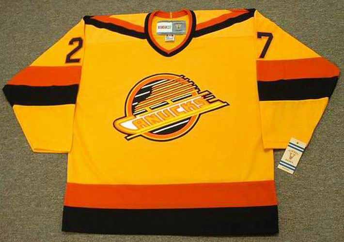 HAROLD SNEPSTS Vancouver Canucks 1989 Home CCM Vintage Hockey Jersey