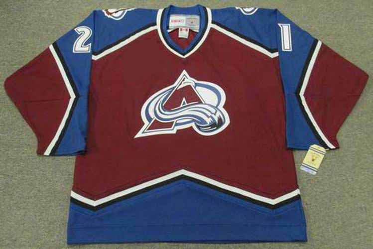 colorado avalanche throwback jersey