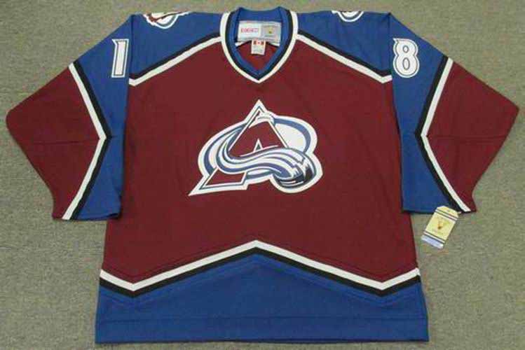 Claude Lemieux 1996 Colorado Avalanche Away Throwback NHL Hockey
