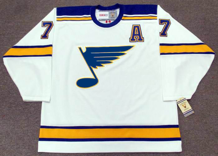 St. Louis Blues Mike Liut Vintage Throwback Jersey