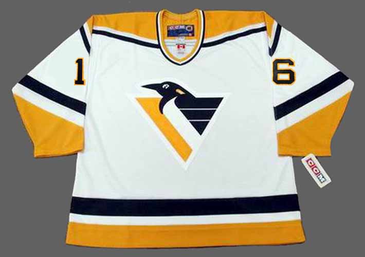 DARIUS KASPARAITIS  Pittsburgh Penguins 1996 Away CCM Throwback NHL Hockey  Jersey