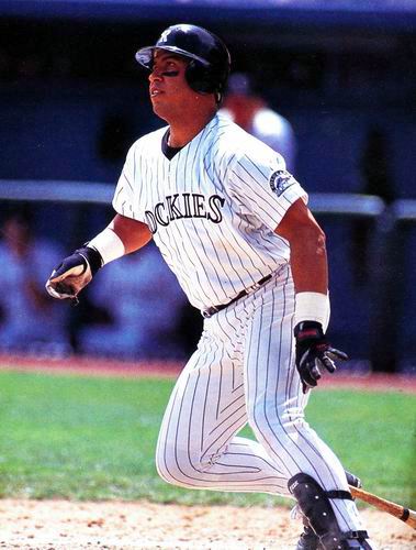1994 Andres Galarraga Colorado Rockies Authentic Russell MLB