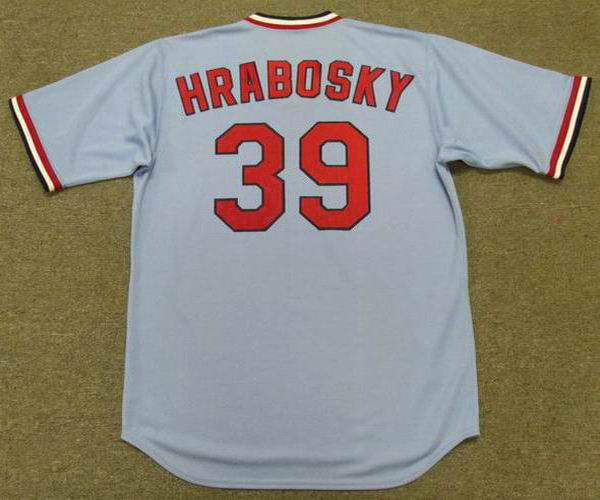 Al Hrabosky St. Louis Cardinals 1975 Cooperstown Away Baseball