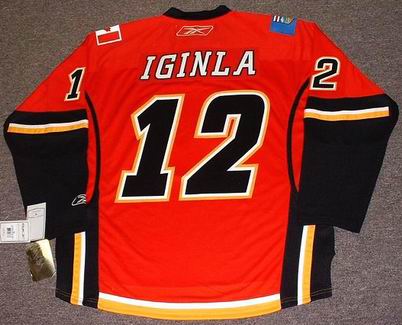 1996 Jarome Iginla Calgary Flames Starter NHL Jersey