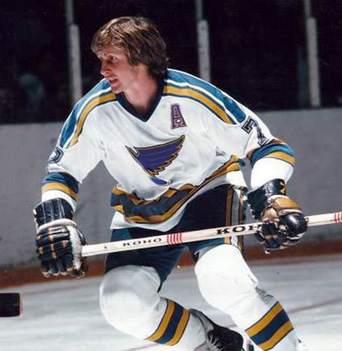 Garry Unger 1972 St. Louis Blues 1972 Home Vintage Throwback NHL