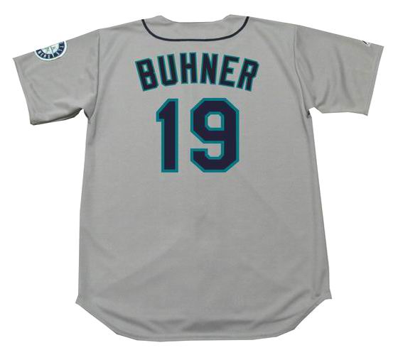 MAJESTIC JAY BUHNER, Seattle Mariners 1997 Throwback Baseball Jersey