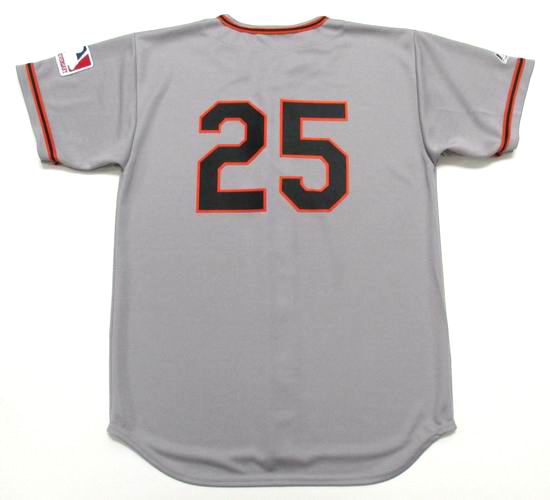 Men's San Francisco Giants Will Clark Mitchell & Ness Gray Cooperstown Collection Mesh Batting Practice Jersey