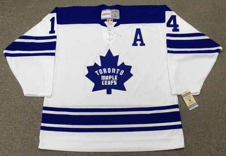 DAVE KEON Signed Toronto Maple Leafs White CCM Jersey - C