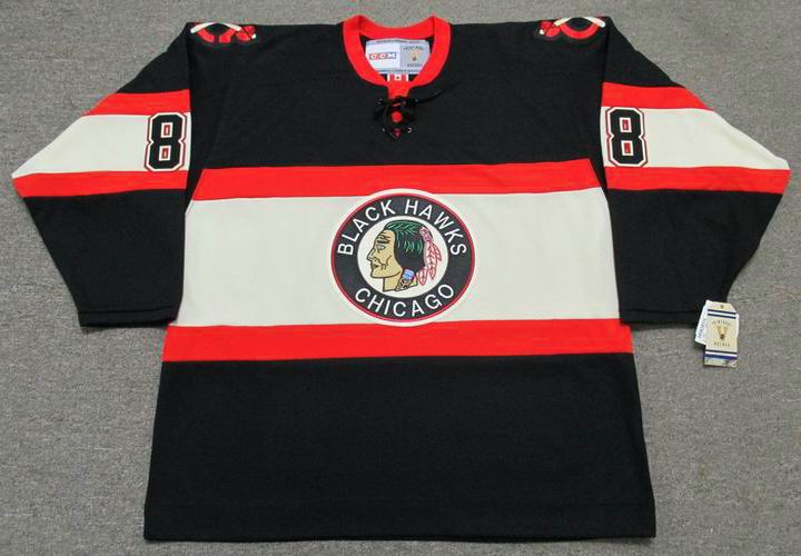 CCM  PATRICK KANE Chicago Blackhawks 1930's Vintage NHL Hockey Jersey