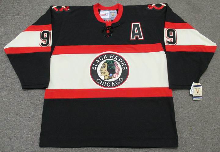 CCM  BOBBY HULL Chicago Blackhawks 1930's Vintage NHL Hockey Jersey