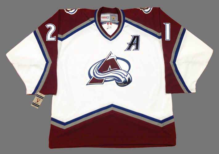 2001 Colorado Avalanche Peter Forsberg Stanley Cup Finals Hockey Jersey CCM  XL $125 : r/hockeyjerseys