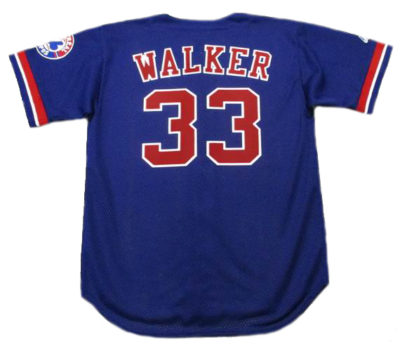 Larry Walker Inscribed Autographed Montreal Expos Baseball Jersey